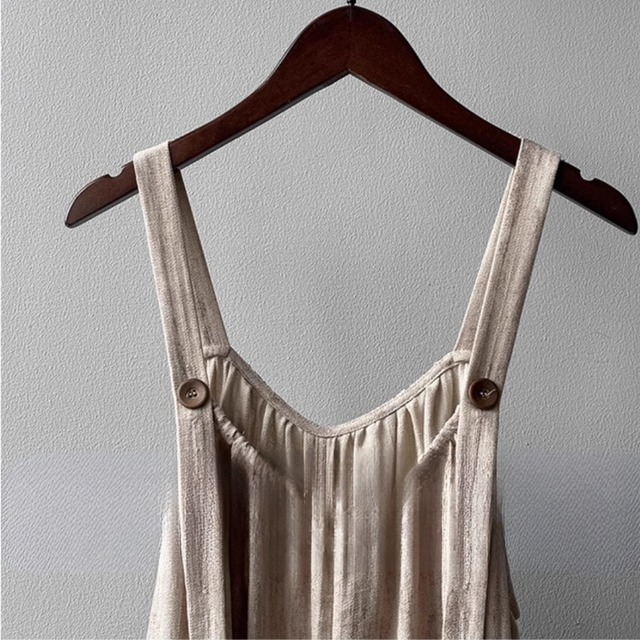 オーバーオール ワイドパンツ 肩紐 サロペット  00107