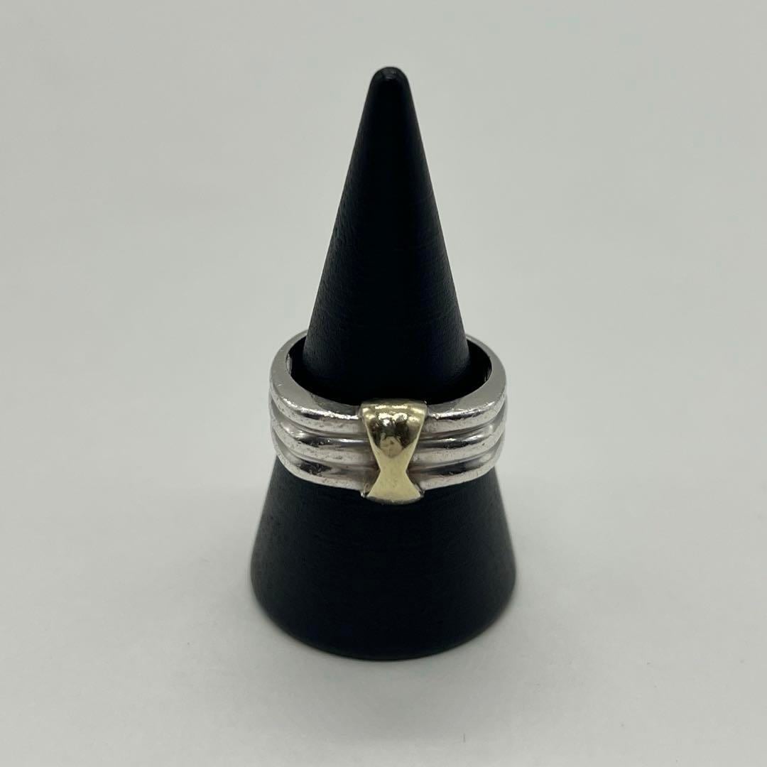 ティファニー TIFFANY&CO コンビリング 14号 SV YG オールド