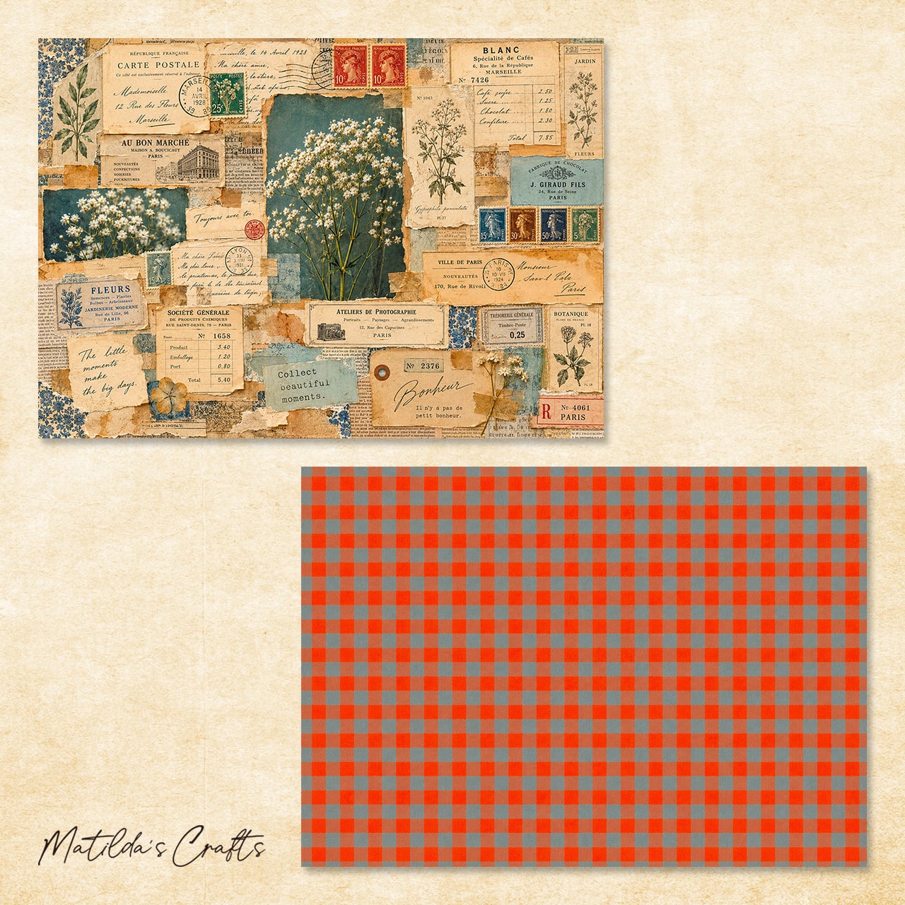 デザインペーパー MA-0007 | Matilda's Crafts