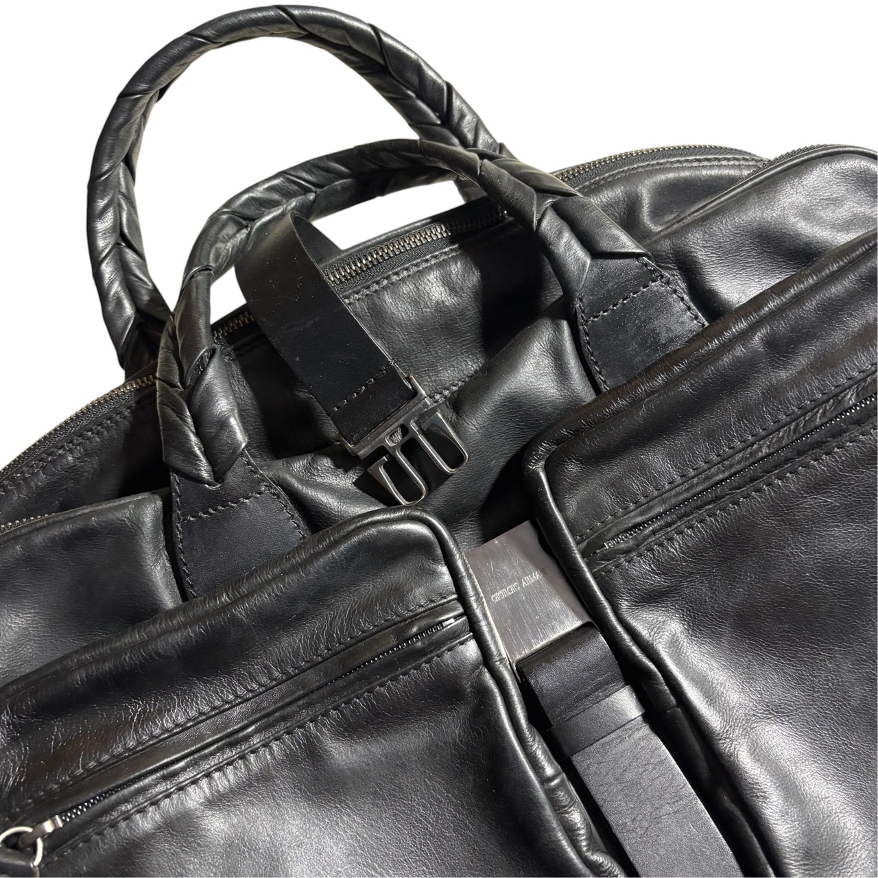 GIORGIO ARMANI leather bag