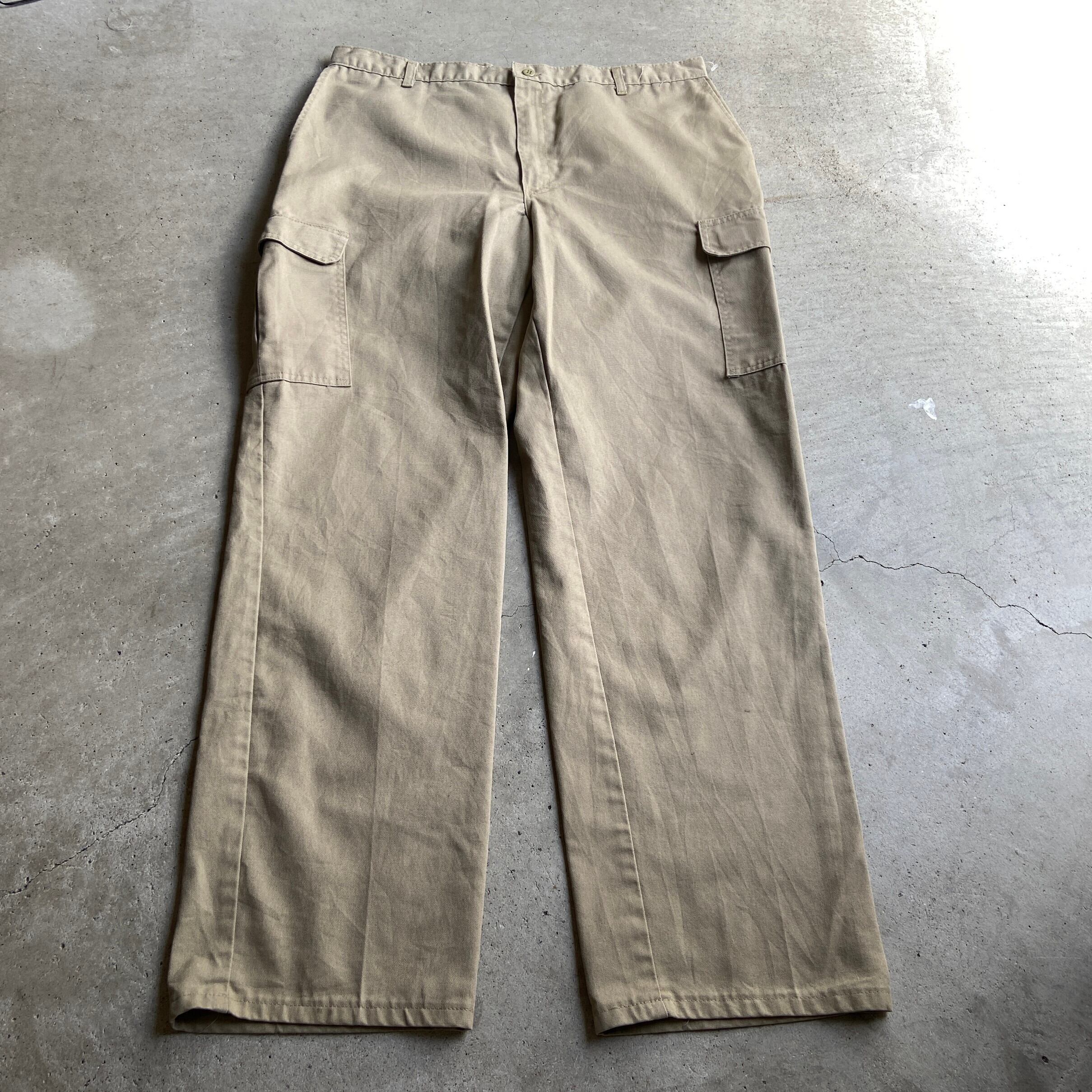 ディッキーズDICKIES595カーゴパンツワークベージュ36x32ヴィンテージ