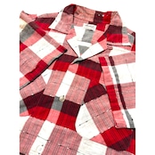 60s PENNLEIGH S/S OPEN COLLER SHIRT Size M