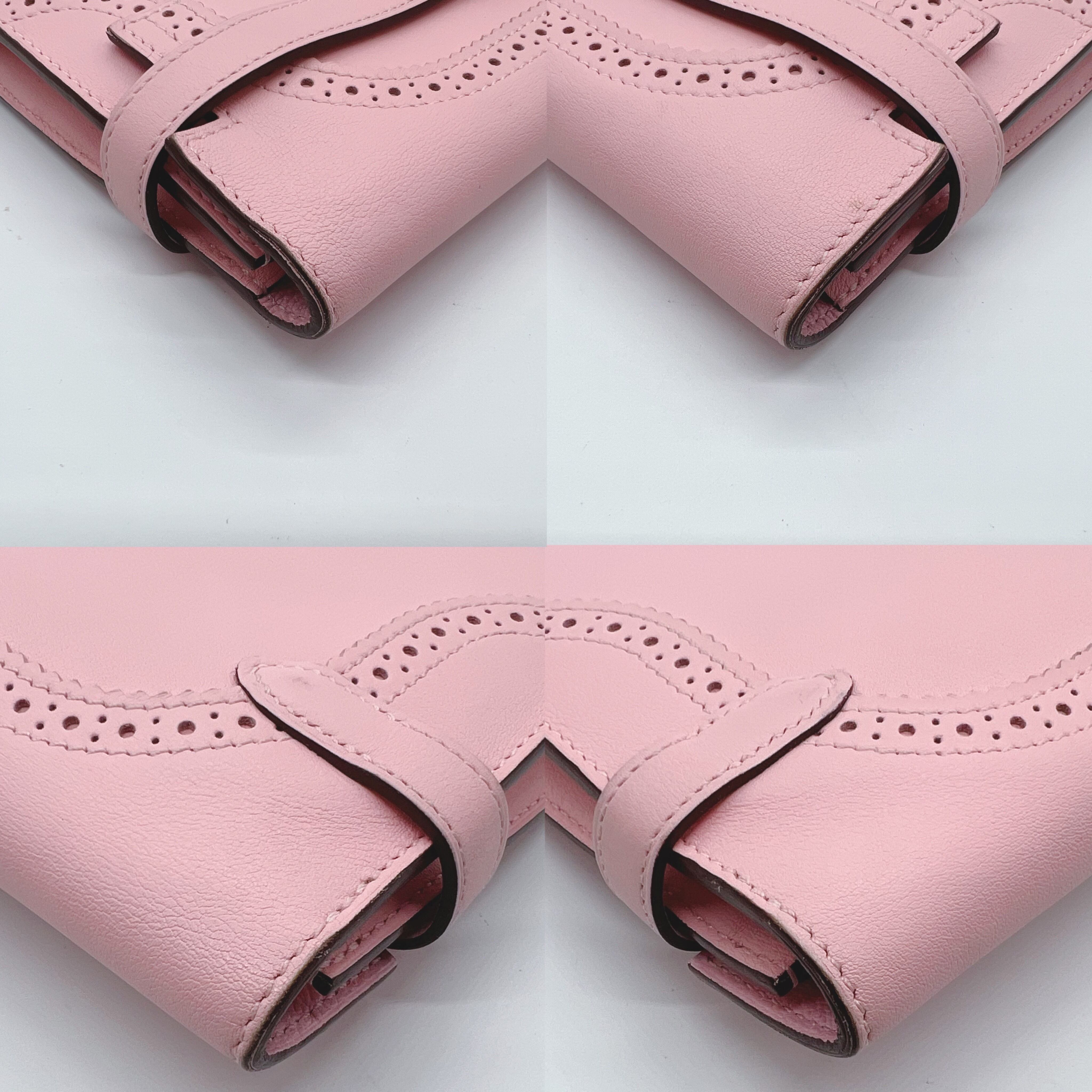 HERMES】エルメス ケリーウォレット ギリーズ ヴォースイフト ローズ