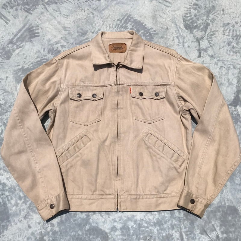 90's Levi's リーバイス 70727 ジップアップコットンジャケット ...