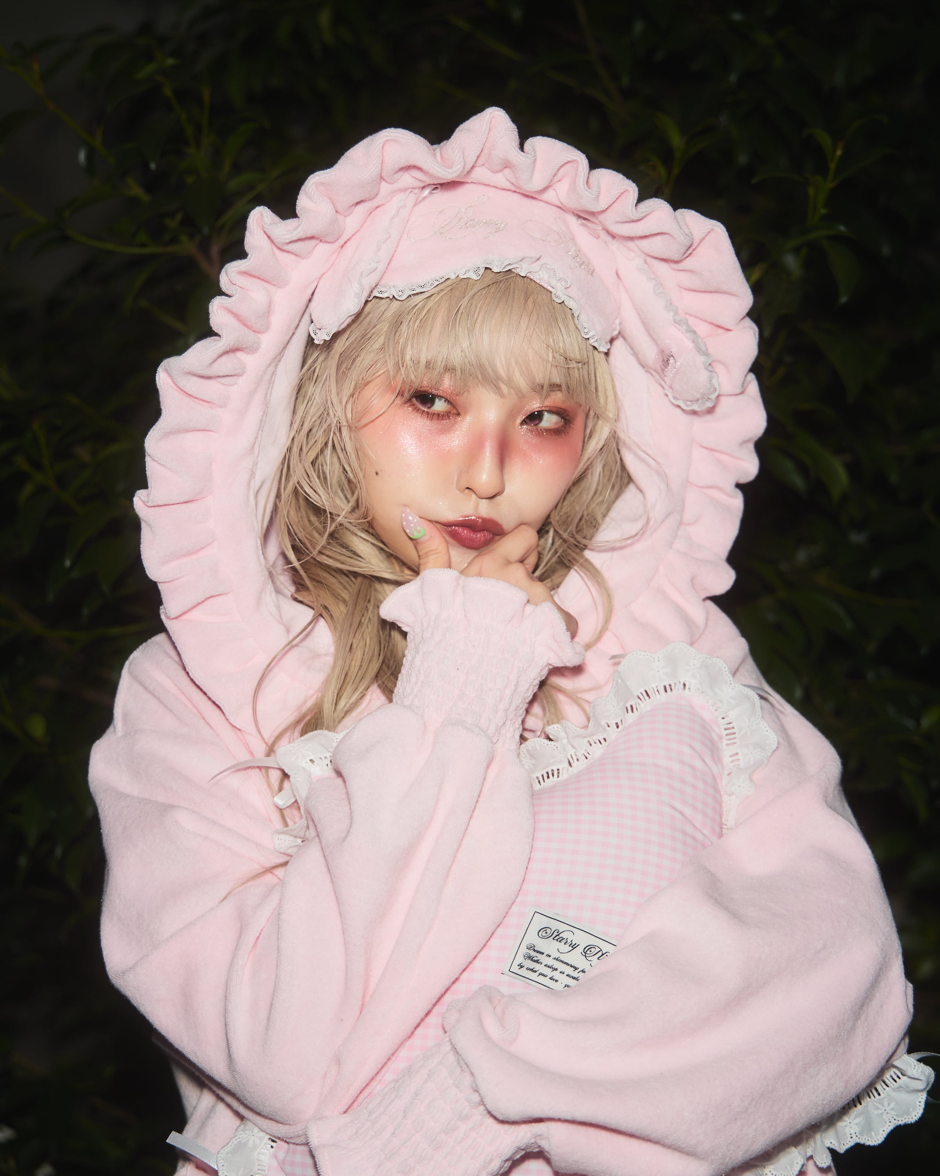 Starry⭐︎パイルシャーリングパーカー | lilLilly official webstore
