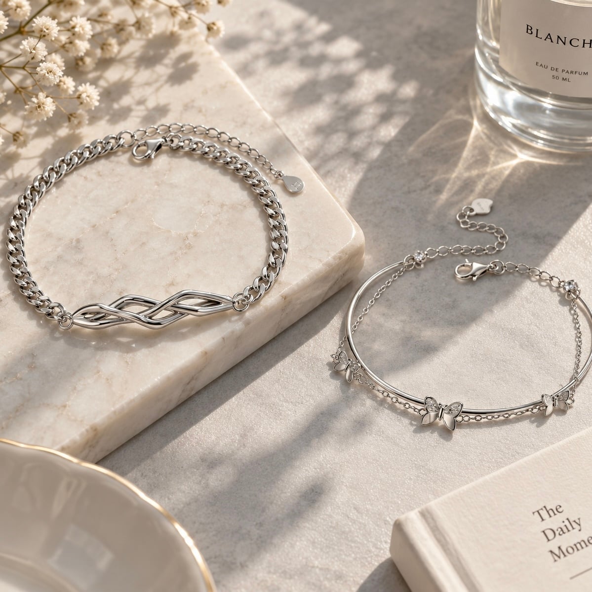 ペア】Twin Butterflies Bracelets | Ange.