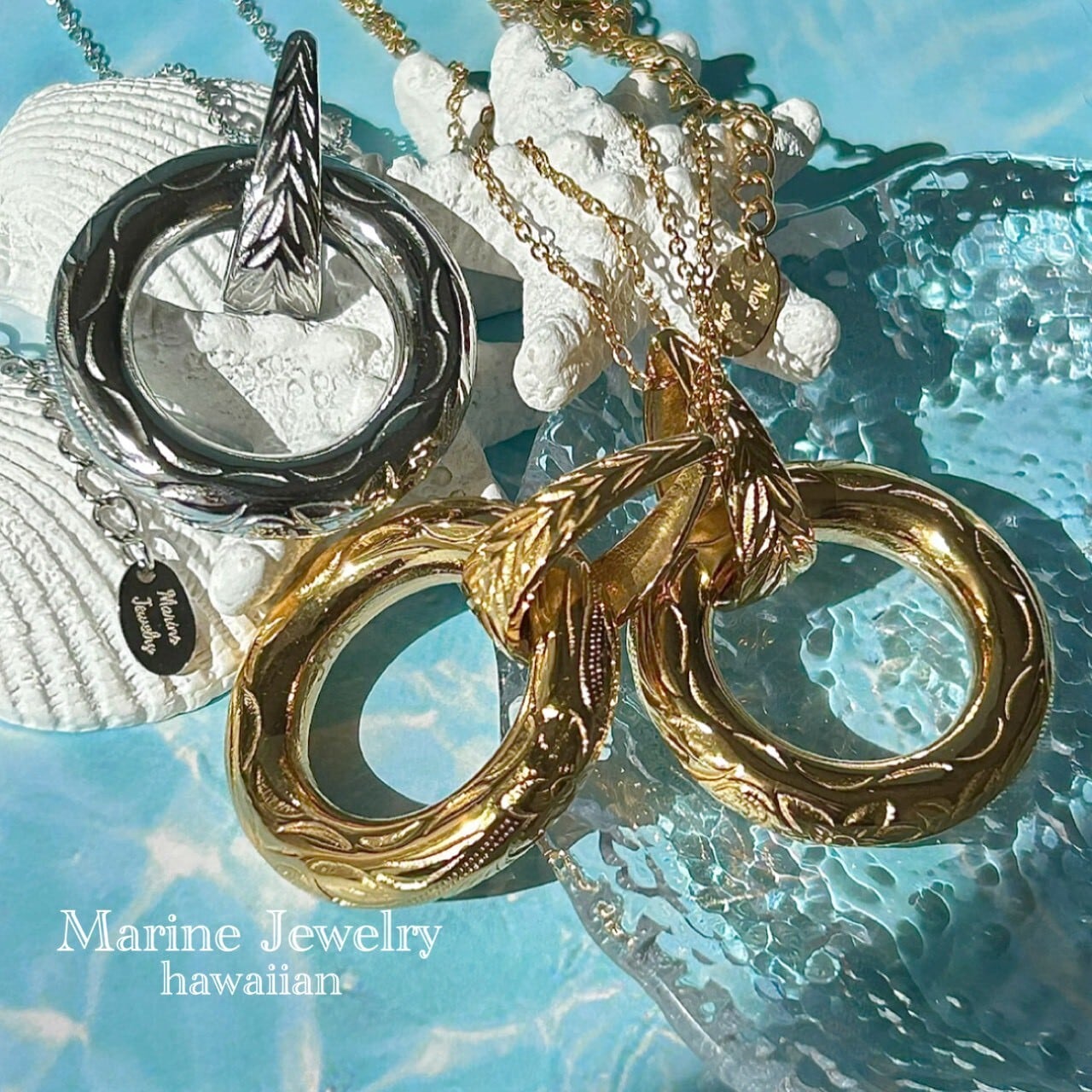 Eternal Lei ハワイアン 【刻印可】 | Marine Jewelry 金属アレルギー