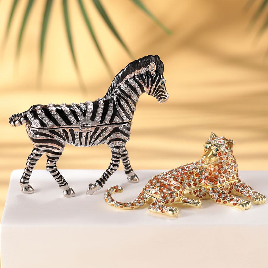 ピィアース ジュエリーボックス アクセサリー ケース 収納 ヒョウ