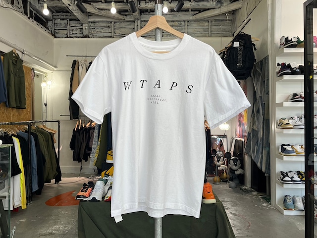 WTAPS SCREEN TEE 01 WHITE 19436