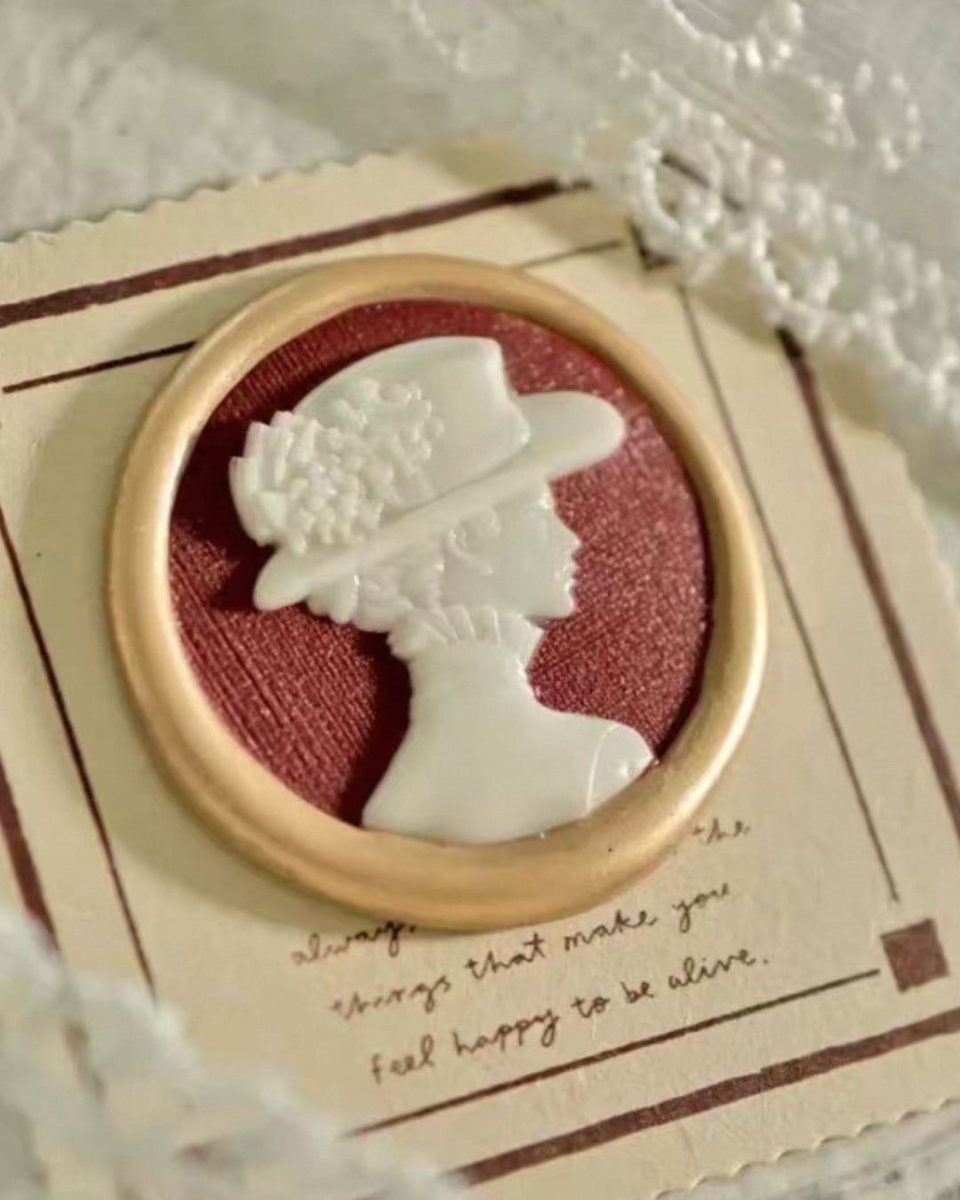 Wax Stamp -Classic Cameo /スタンプヘッド