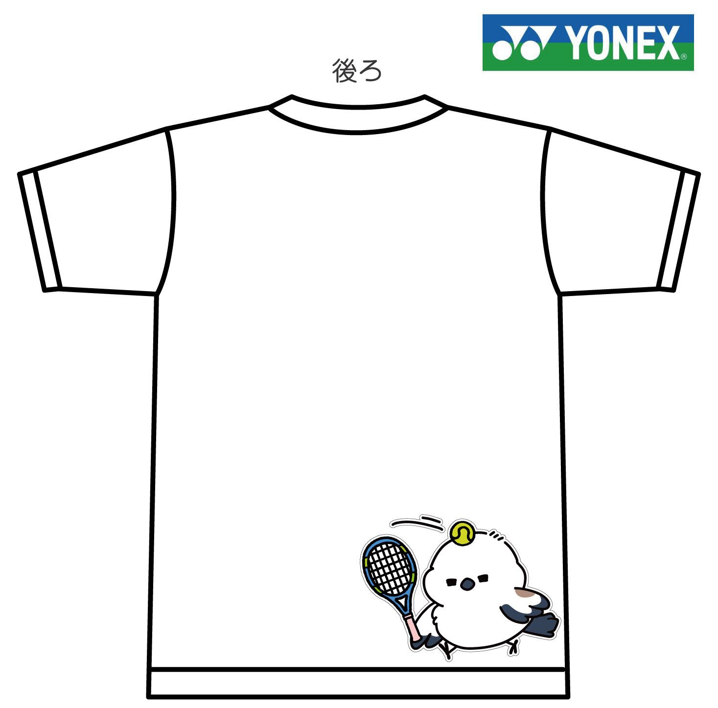 YONEX(ヨネックス) ドライ Tシャツ 硬式テニス 【シマエナガ】【から