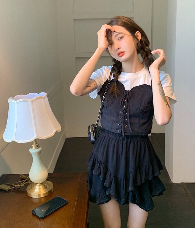 スタイルサマーTシャツ スカート 夏物 モンロー94942719028