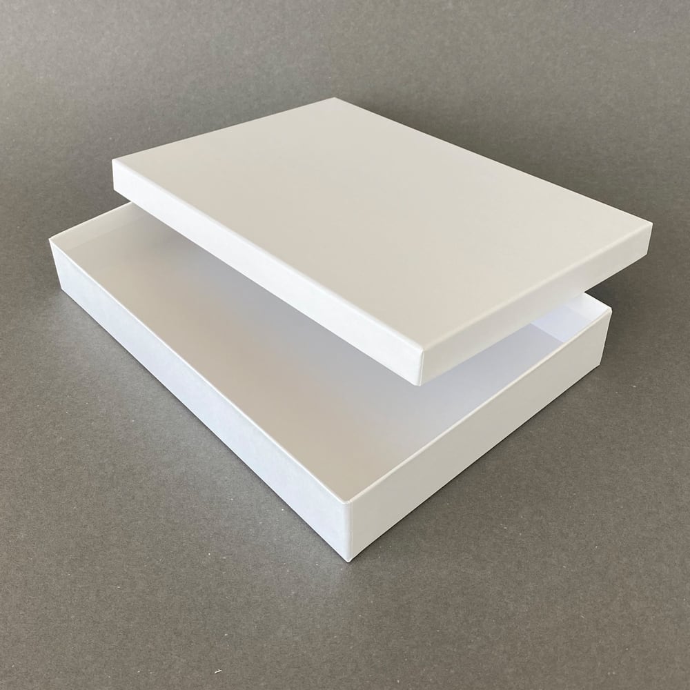 白いお道具箱 B5サイズ（オリジナル定型箱ホワイトサンプル