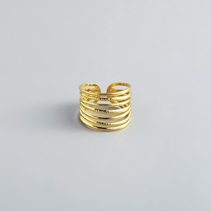 316L beaucoup line ring  #r88