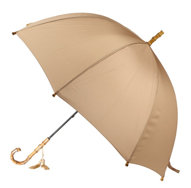 WAKAO　バンブーハンドル 日本製 雨用長傘 （6256）