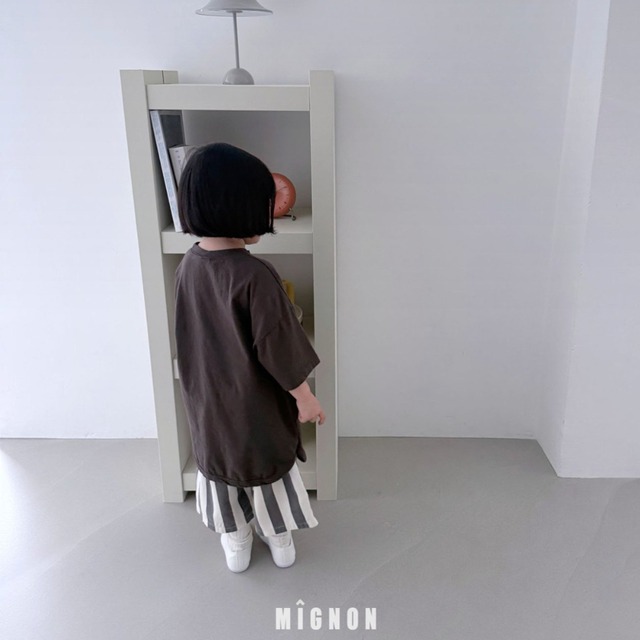 《送料無料》スマイルロングT:kids【mignon】※お取り寄せ