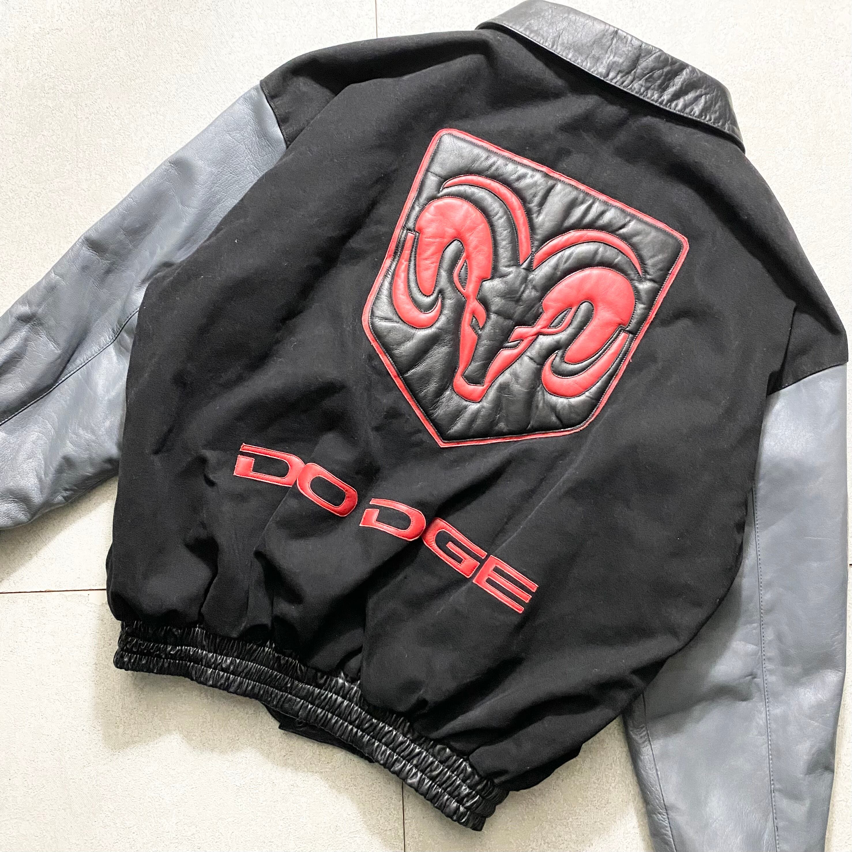 old leather blouson “DODGE” | NOIR ONLINE