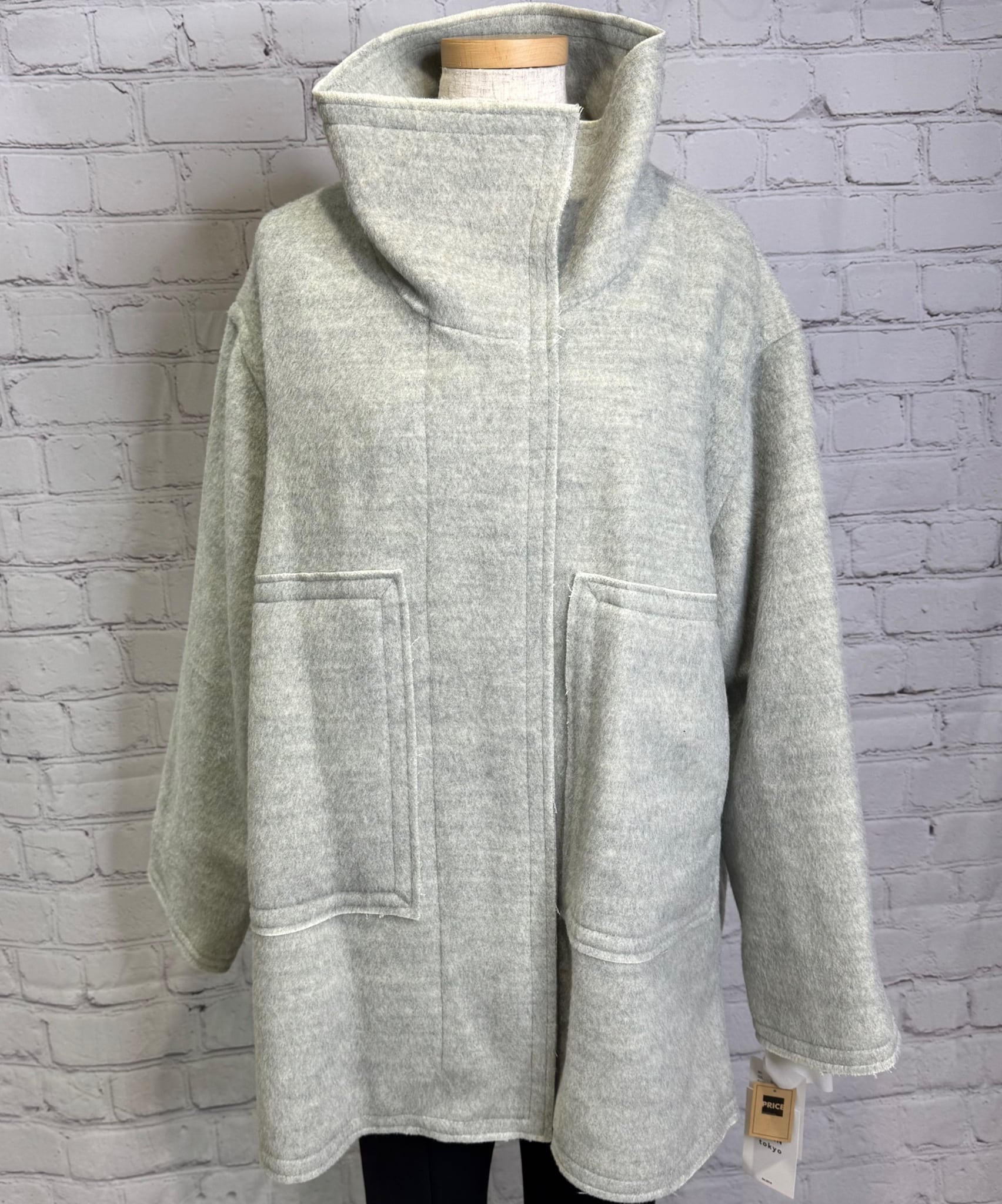 SALE！CYAN TOKYO シアントーキョー ウーリーシャギーハーフコート