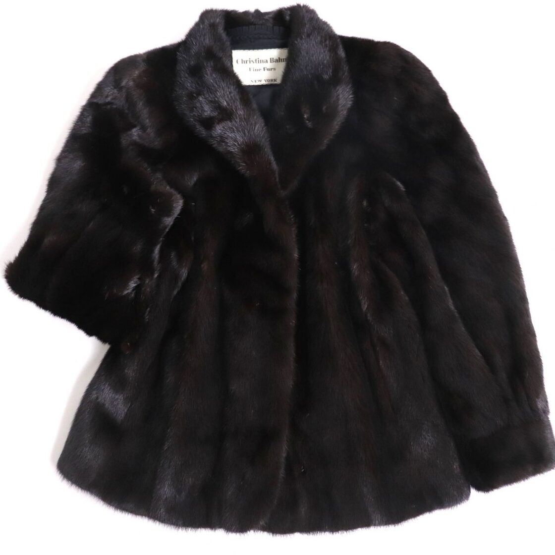 極美品▽Black Jewel ブラックジュエル MINK ミンク 本毛皮コート 