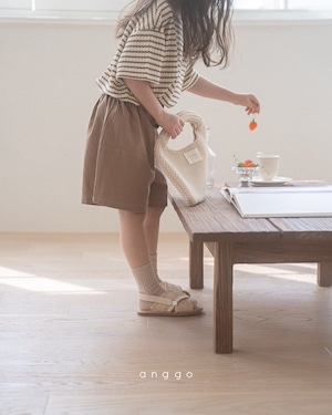 【anggo】チアバターパンツ ブラウン 90〜110cm