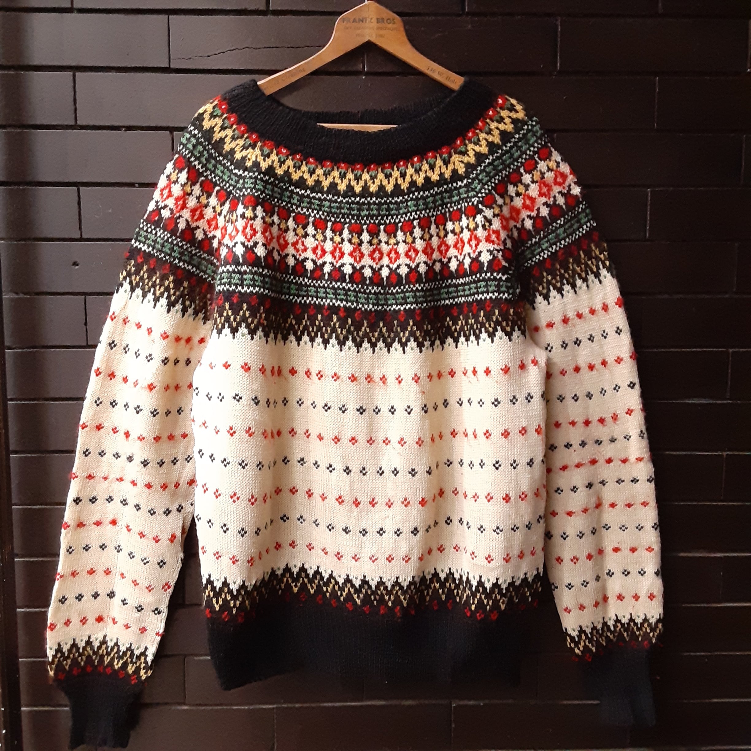 Nordic Sweater Knit ノルディックセーター ニット | Small