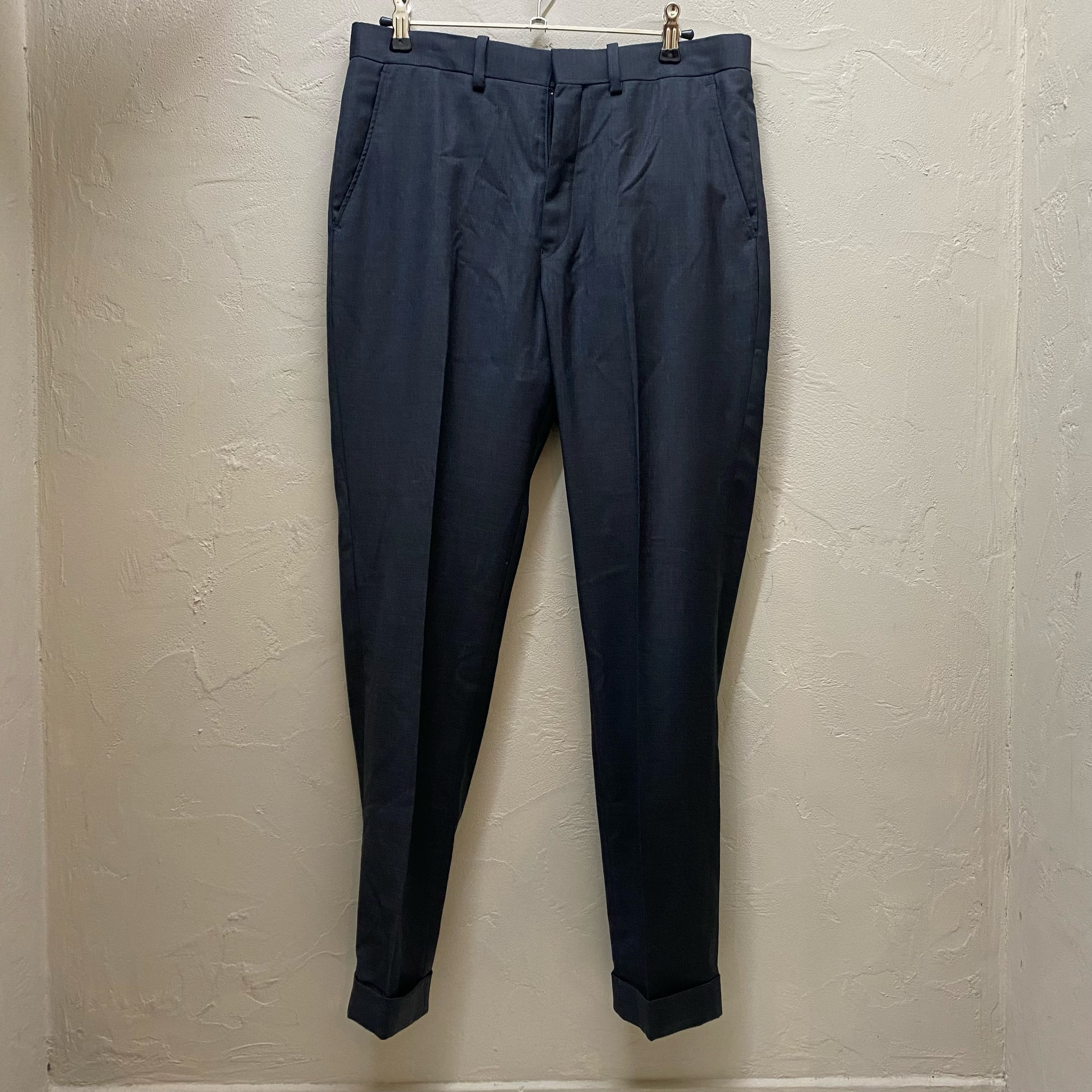 THE RERACS ザ リラクス 1プリーツワイドイージーパンツ 46 THE RERACS ザ リラクス 1プリーツワイドイージーパンツ 46