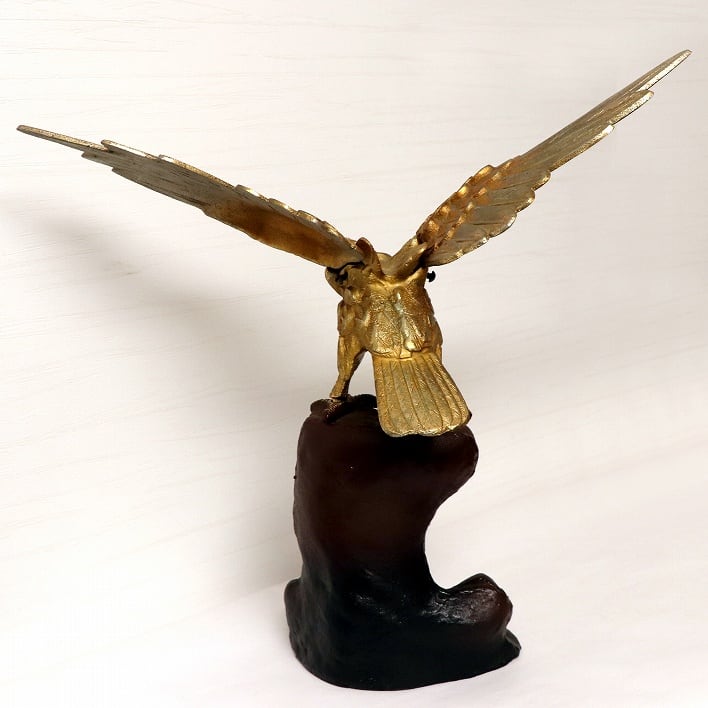 金属製・鷲・鷹・鳶・置物・No.180501-06・梱包サイズ100 | リサイクル