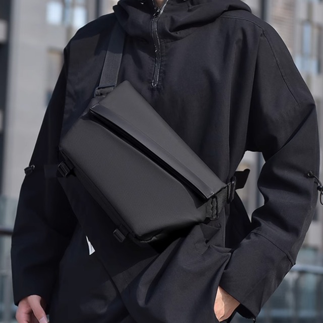 アシンメトリーフラップ　ショルダーバッグ　3カラー　LB1273