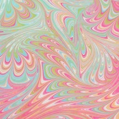 リバーシブル半巾帯 ［candy wing］ピーコック崩し