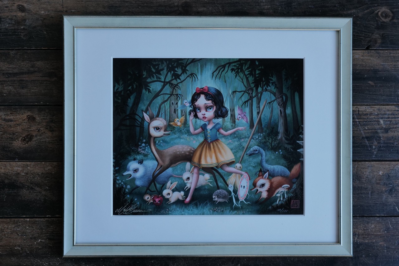 "Snow White in the Black Forest /  スノーホワイト・イン・ザ・ブラックフォレスト（黒い森の白雪姫）　アーカイブプリント