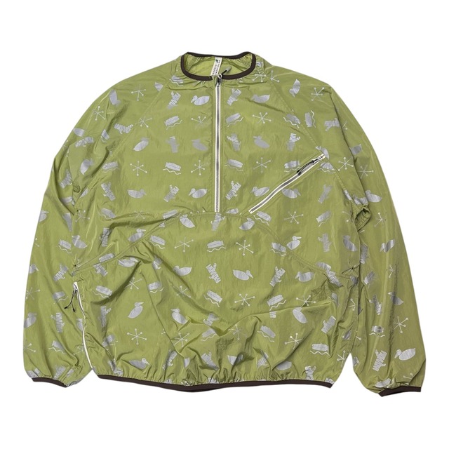 【NO ROLL】SIGN REFLECTION PULLOVER(LIME GREEN) 〈国内送料無料〉