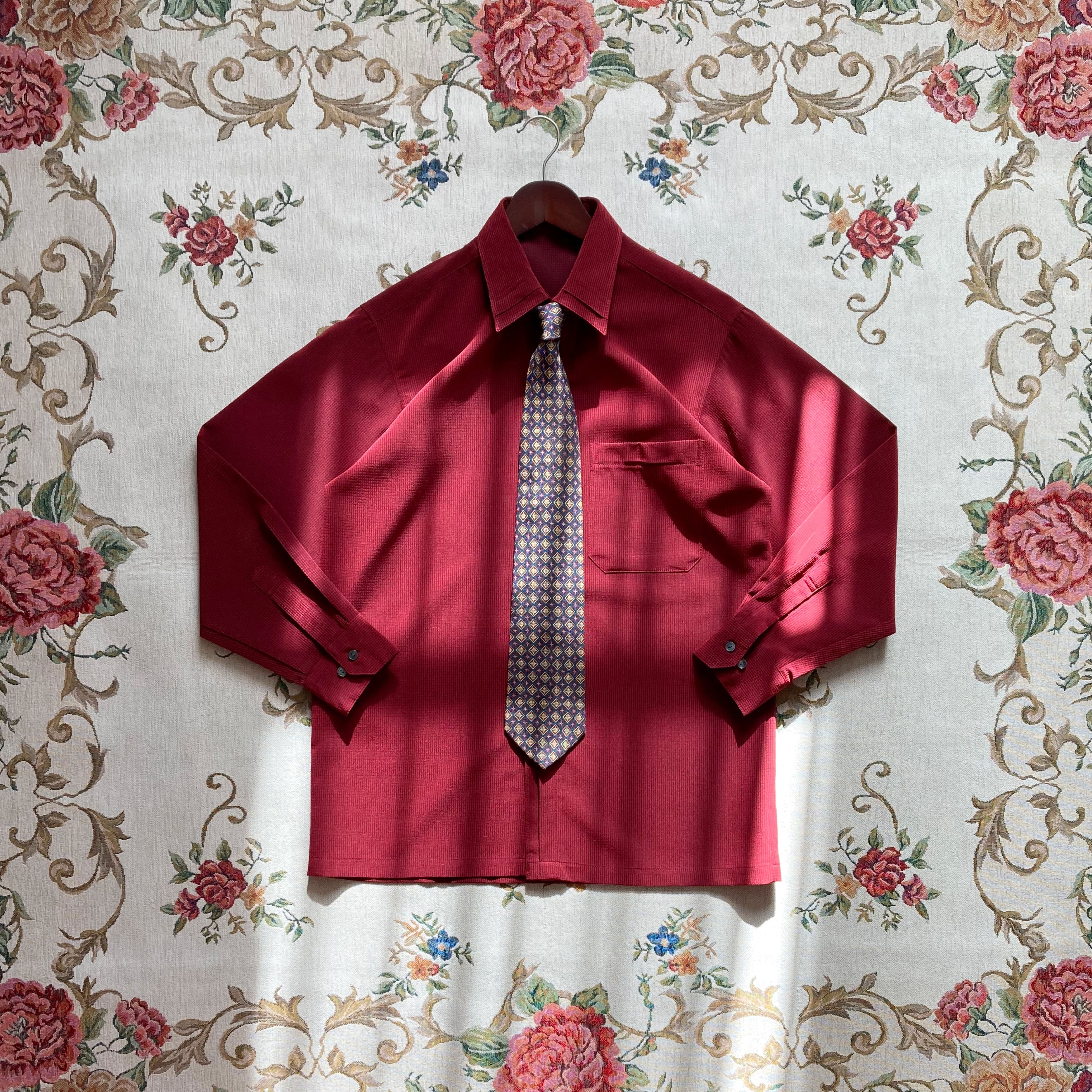 JAPAN vintage shirt & necktie【set】YouTube着用