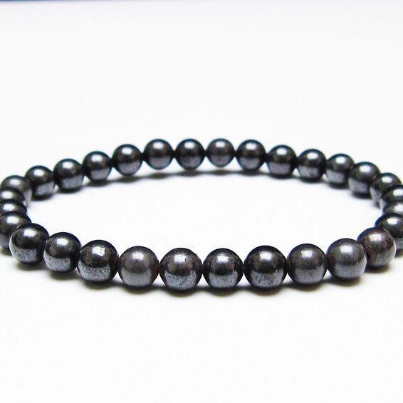 スギライト ブレスレット 6mm ブラックスギライト ブレス 一点物 メール便可 [M便 1/10] 111-42849