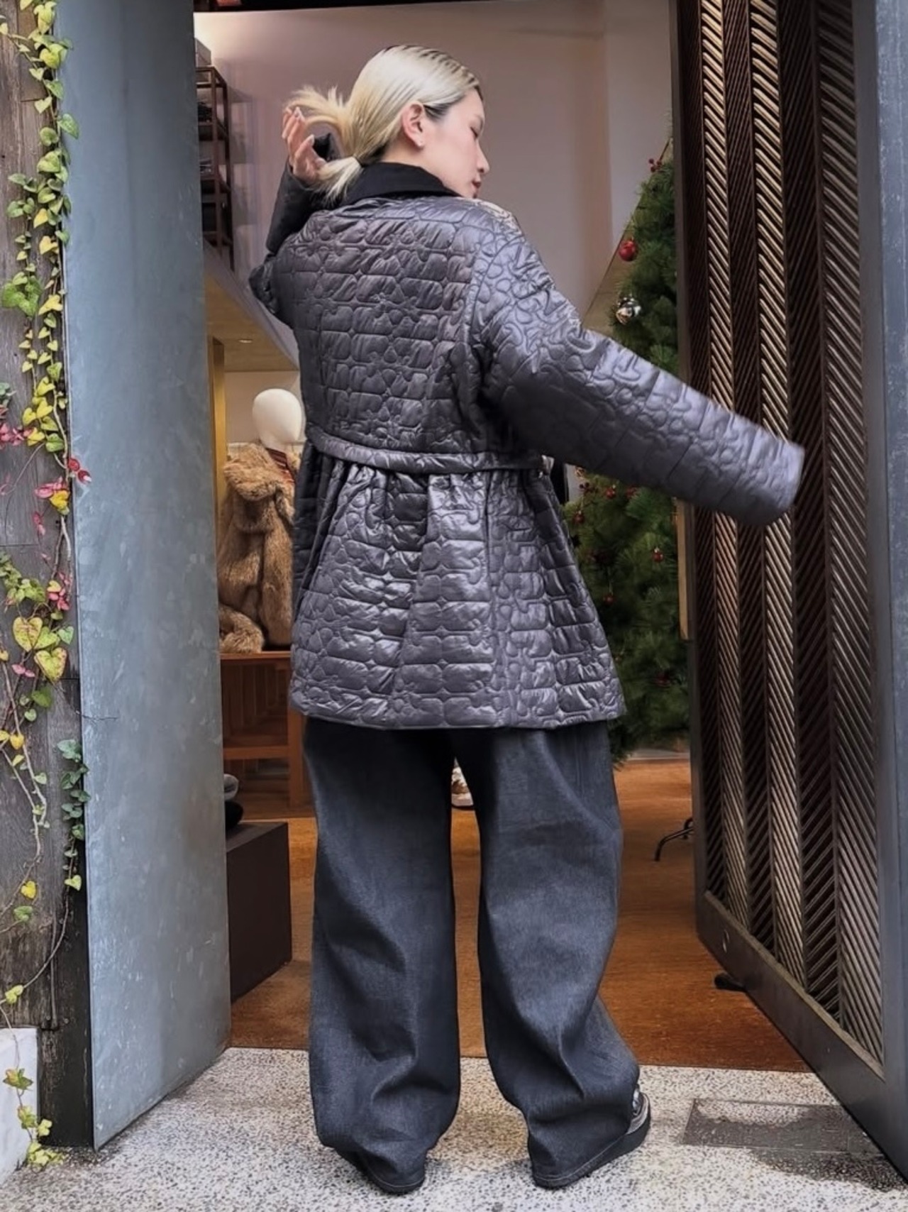 【25AW】GANNI ガニー / Quilt Midi Jacket / キルトジャケット - 4