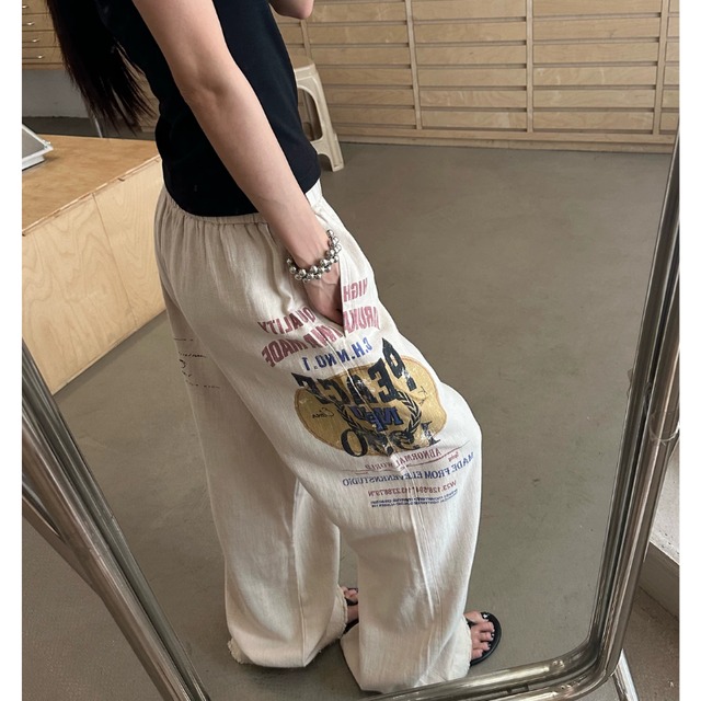 retro graphic pants　レトログラフィックパンツ　J2092