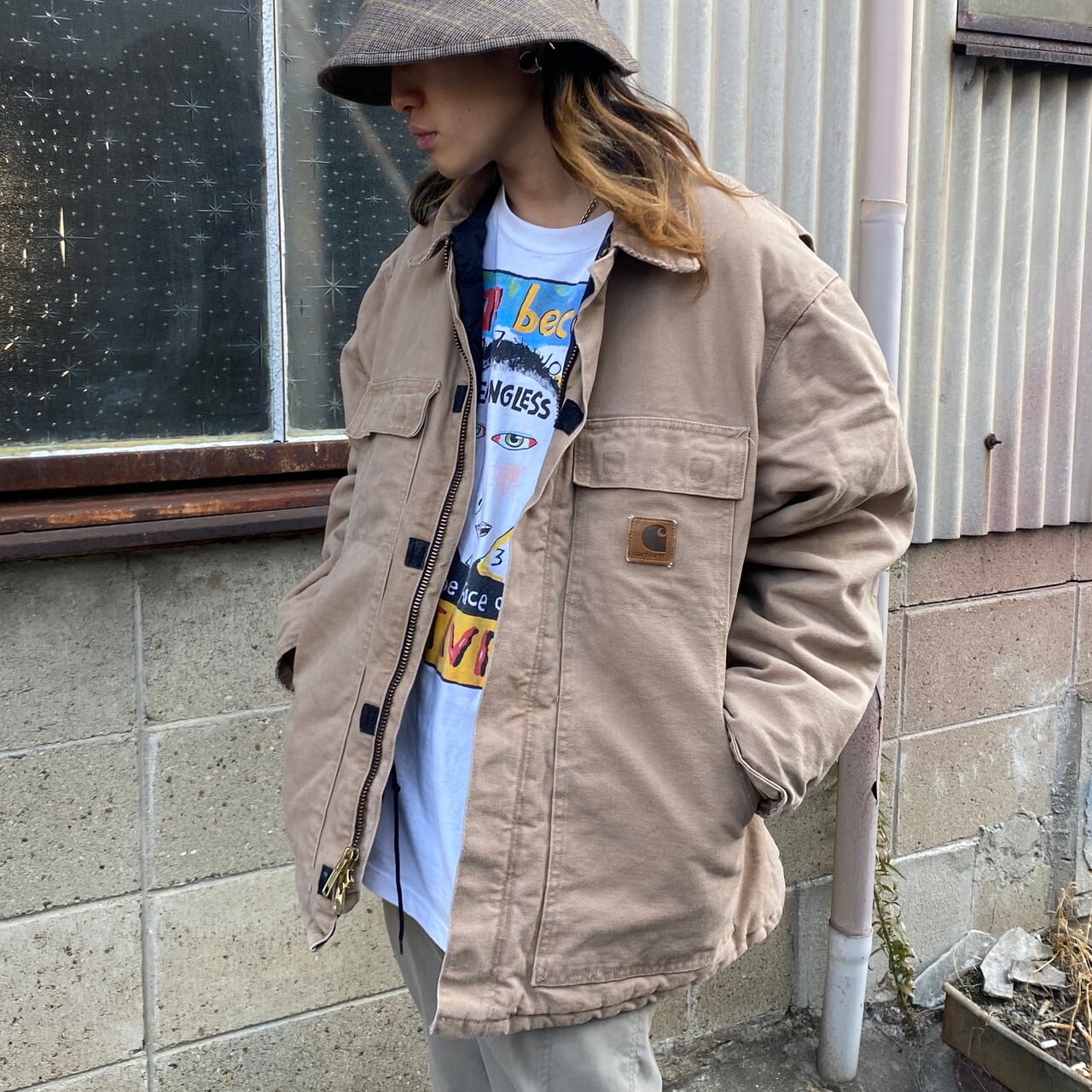 USA製 Carhartt カーハート トラディショナルコート ダック地 ワーク 