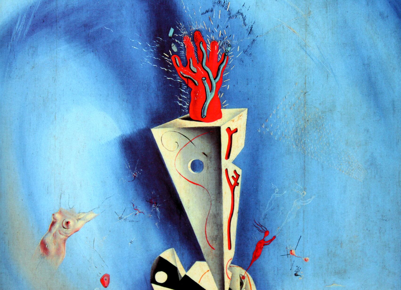 サルバドール・ダリ「器官と手」作品証明書・展示用フック・限定375部エディション付複製画ジークレ