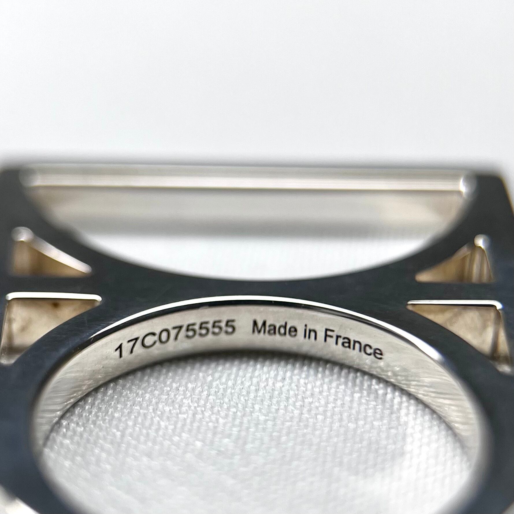 HERMES エルメス シェーヌダンクル ゲーム リング シルバー925 約12号  