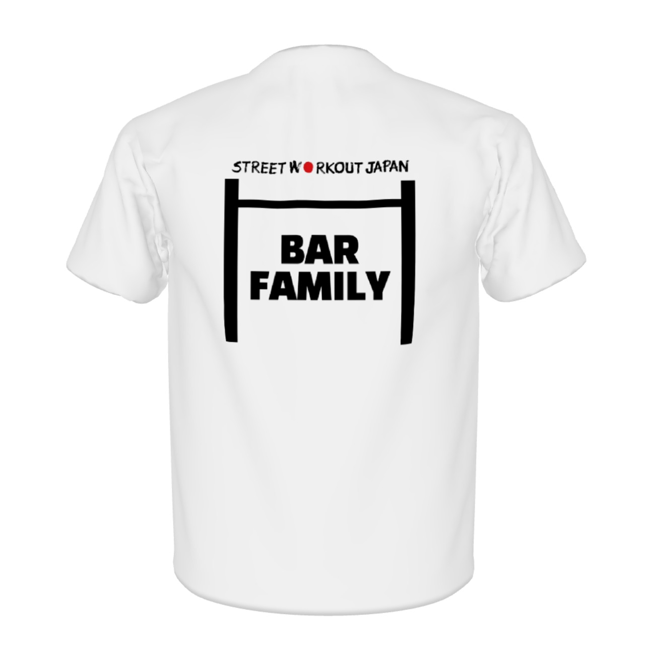 BAR FAMILY ドライTシャツ（白）