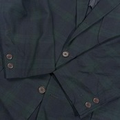 カシミヤ混 Brooks Brothers ブルックス ブラザーズ チェック 段返3B 背抜き テーラードジャケット 42Reg/メンズ 訳アリ