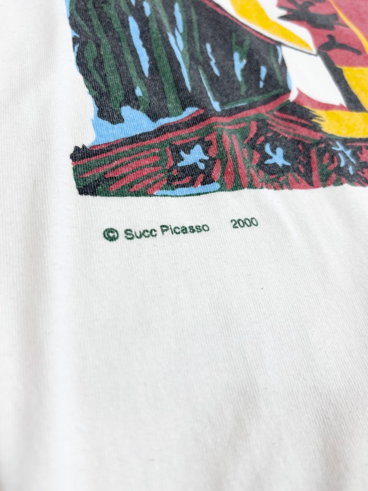 00s Picasso L/S Art Tee Size XL程