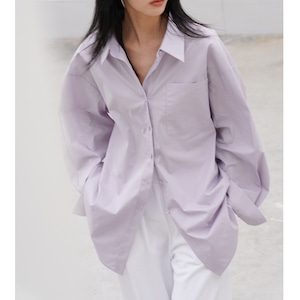 Pastel Color Long Sleeve Shirt KRE1703