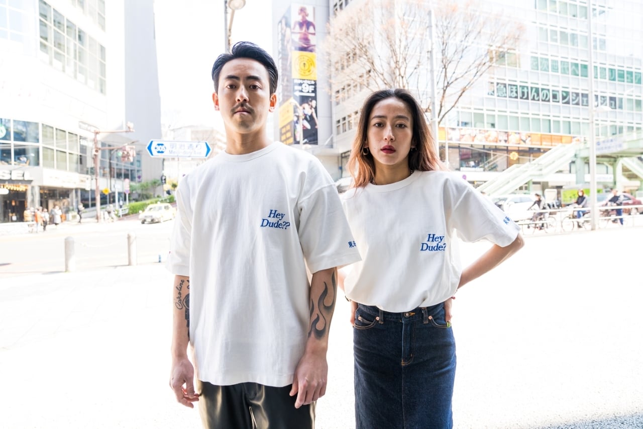 W.J.P JAPAN DUDE シシュウ SS TEE -TOKAI- | white.japan.project