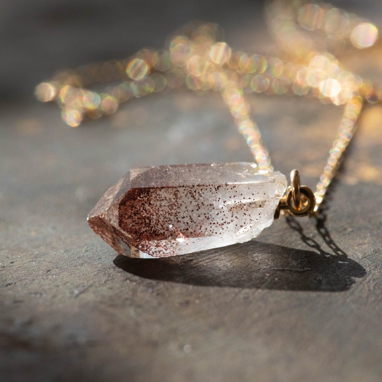 天然石 レッドファントム原石(台座付) 　　200720601 天然石 レッドファントム原石(台座付) 200720601 【公式通販】