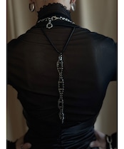 MADE IN U.S.A. mermaid maxi dress-4870-8