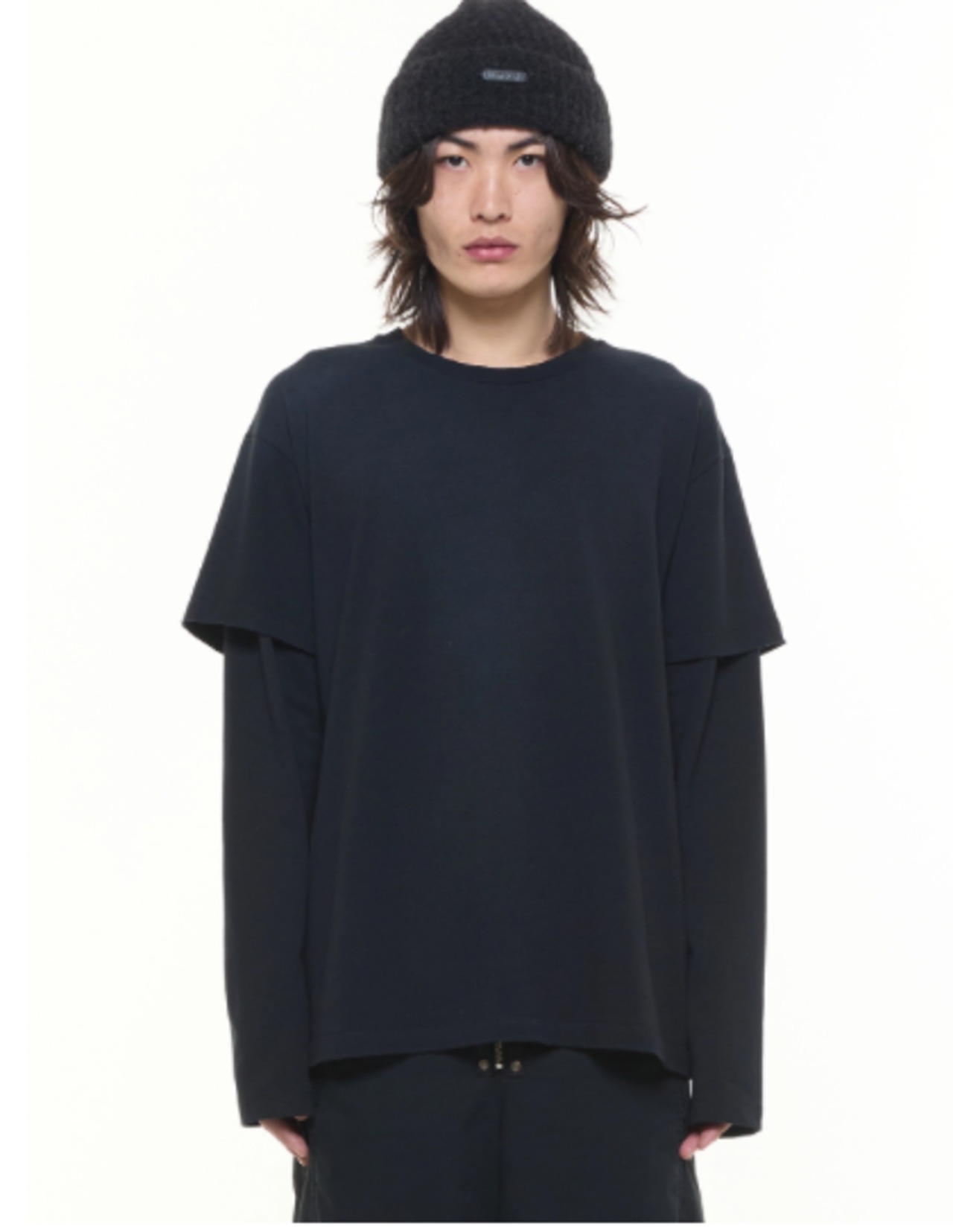 【25AW】 SHOOP (シュープ）/ SHFW25030 / LAYERED DAMAGE LONG TEE - 1