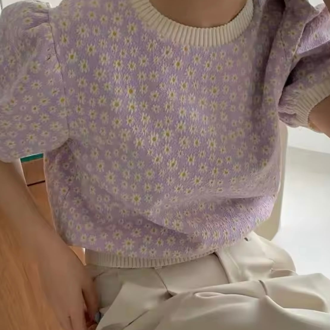 デイジーニットトップス