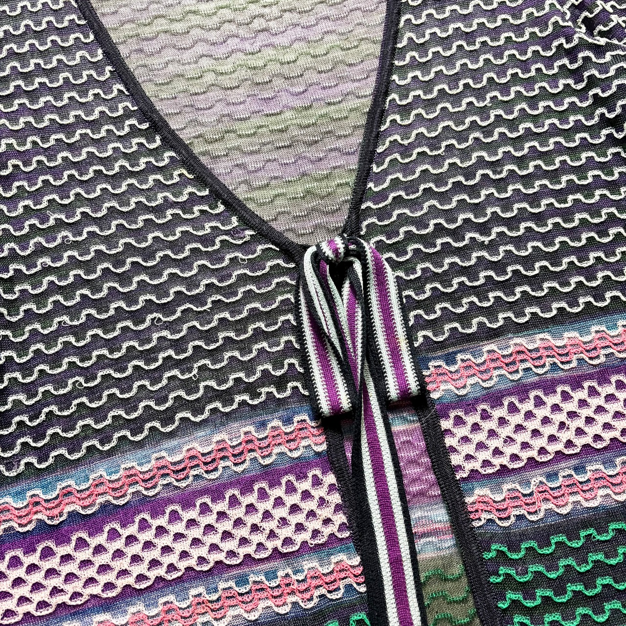 MISSONI rayon knit cardigan