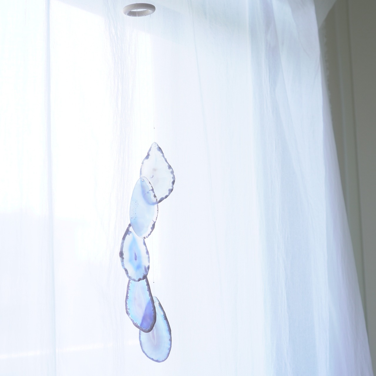 SAIRUIU 03 - アゲートヒーリングチャイム / Agate Sun Catcher Wind Chime 797