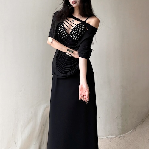 tops onepiece set up / l0641